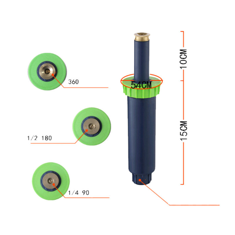 
	Garden Sprinkler Automatic Retractable Garden Watering Irrigation Tool Adjustable Nozzle