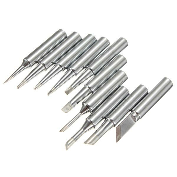 
	10Pcs Solder Iron Tips For Hakko Soldering Rework Station