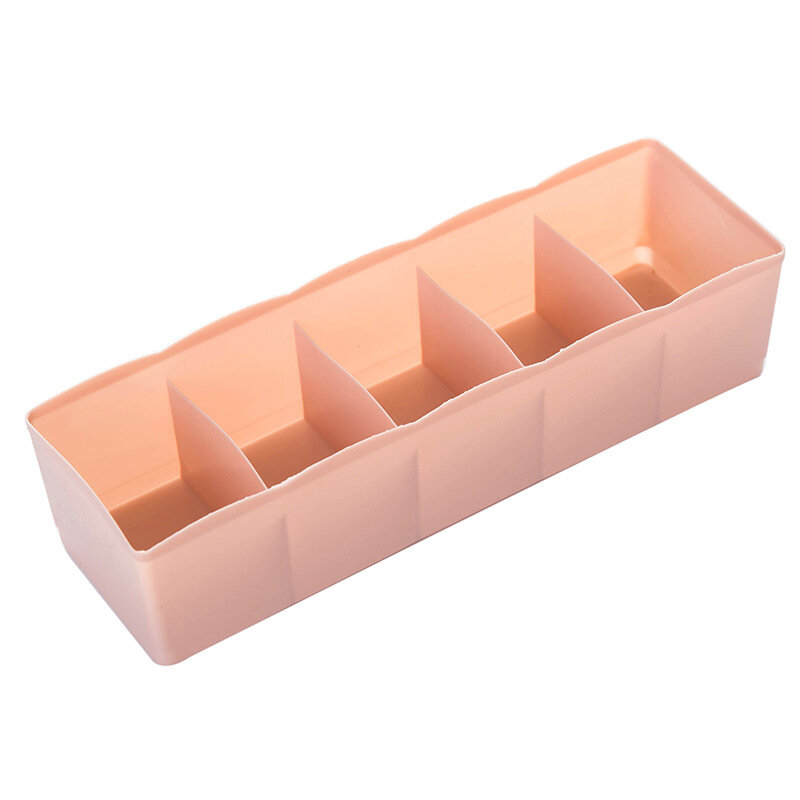 
	Multi-Grid Plastic Drawer Storage Box Home Desktop Socks Underwear Tie Compartment Storage Box