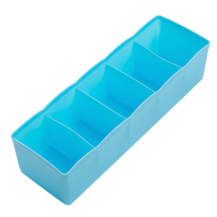 
	Multi-Grid Plastic Drawer Storage Box Home Desktop Socks Underwear Tie Compartment Storage Box