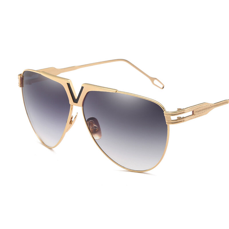 
	Men Women Vogue HD Polarized Metal Sunglasses UV400 Vogue Travel Riding Driving Sunglasses