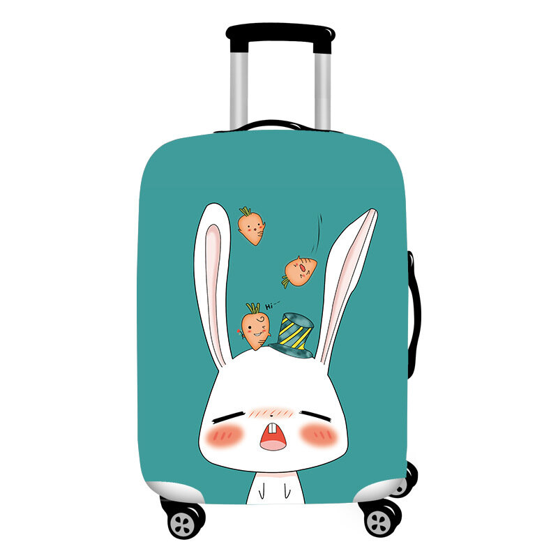 
	Honana Cute Cartoon Rabbit Elastic Luggage Cover Durable Suitcase Protector
