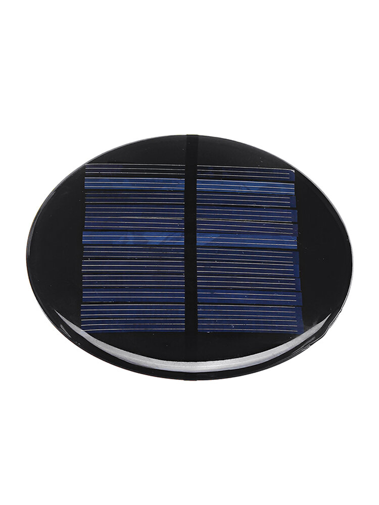 
	Mini Solar Panel Module 6V 2W 0.35A 80MM Round Poly Silicon DIY Epoxy Cell Batt