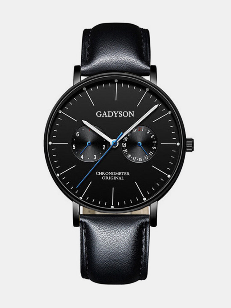 
	Business Men Watch Thin Dial Steel Mesh Band Luminous Quartz Watch