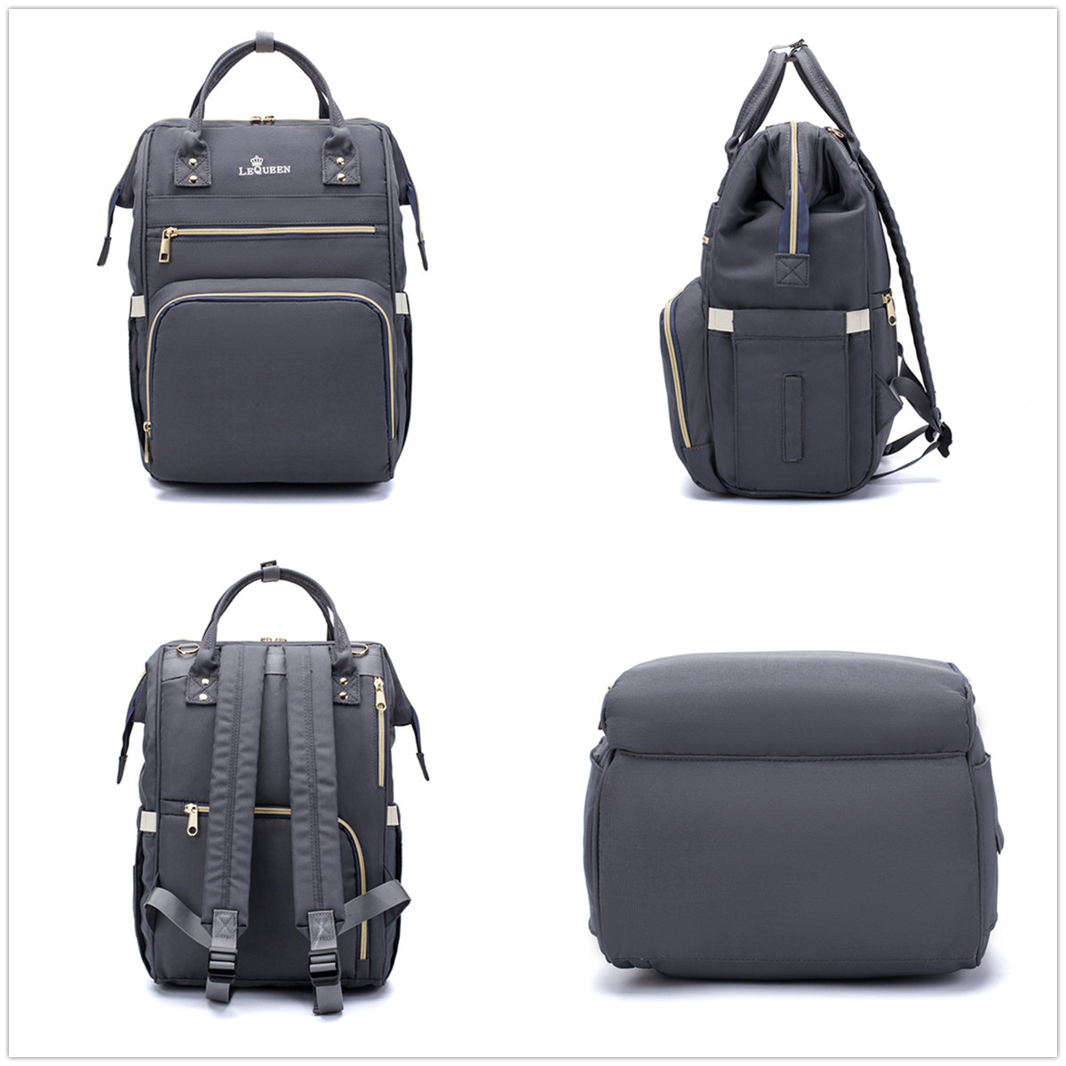 
	Mother And Baby Bag Oxford Cloth Shoulder Storage Bag Multi-Function Large Capacity Waterproof