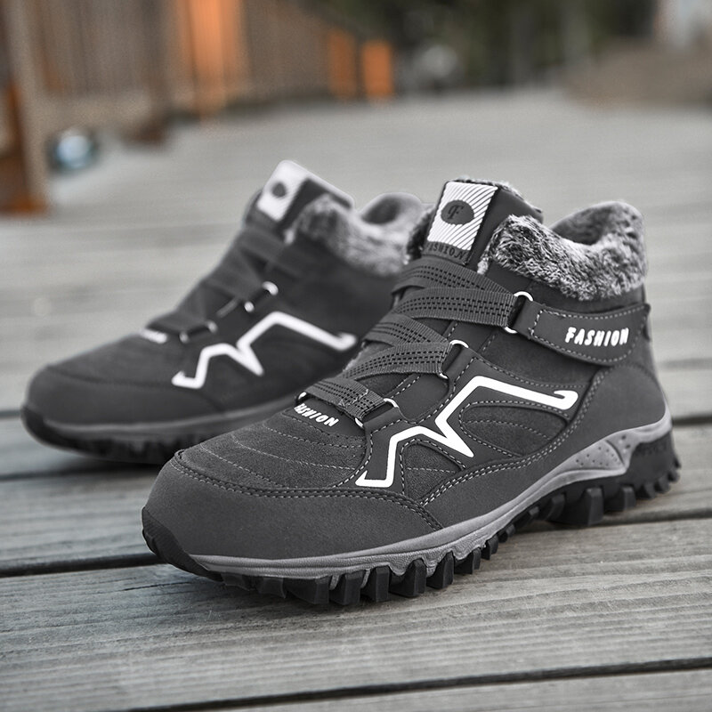 
	Men Suede Warm Lining Non Slip Casual Outdoor Boots