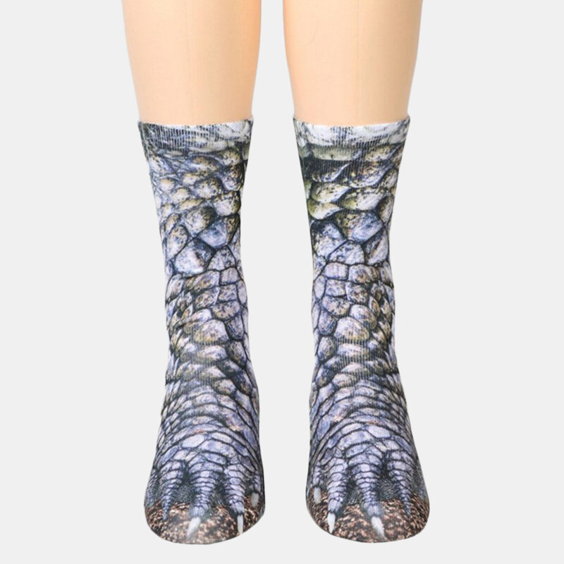 
	Unisex Adult Animal Printed Socks Animal Tube Socks 3d Print Animal Foot Hoof Socks
