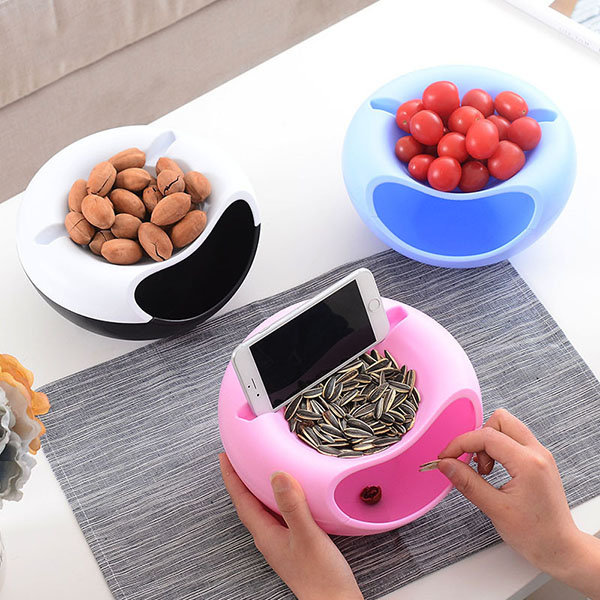 
	Honana HN-B20 Multifunction Storage Box Fruit Snacks Nut Holder Home Organizer