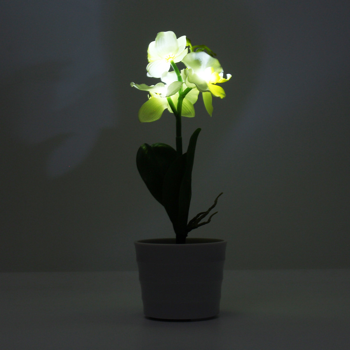
	3LED Solar Powered Phalaenopsis Flower Stake Garden Yard Light Landscape Outdoor Decor