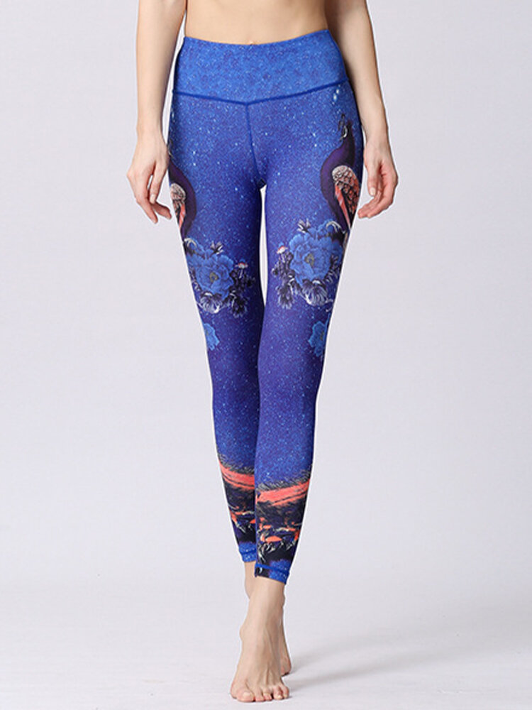 
	Famous Tiktok Printed Sport Yoga Leggings for Women