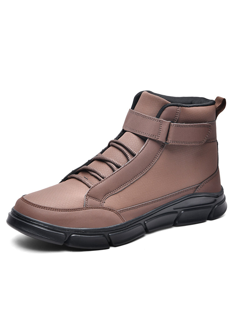 
	Men Casual Hook Loop Outdoor Hiking Climbing Tooling Boots