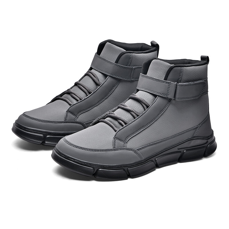 
	Men Casual Hook Loop Outdoor Hiking Climbing Tooling Boots