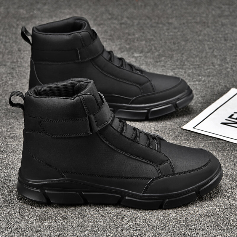 
	Men Casual Hook Loop Outdoor Hiking Climbing Tooling Boots