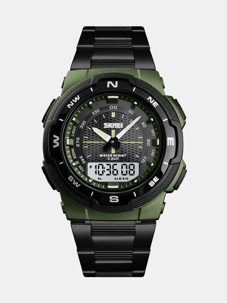 
	Multifunctional Men Business Watch Dual Time Luminous Waterproof Quartz Watches