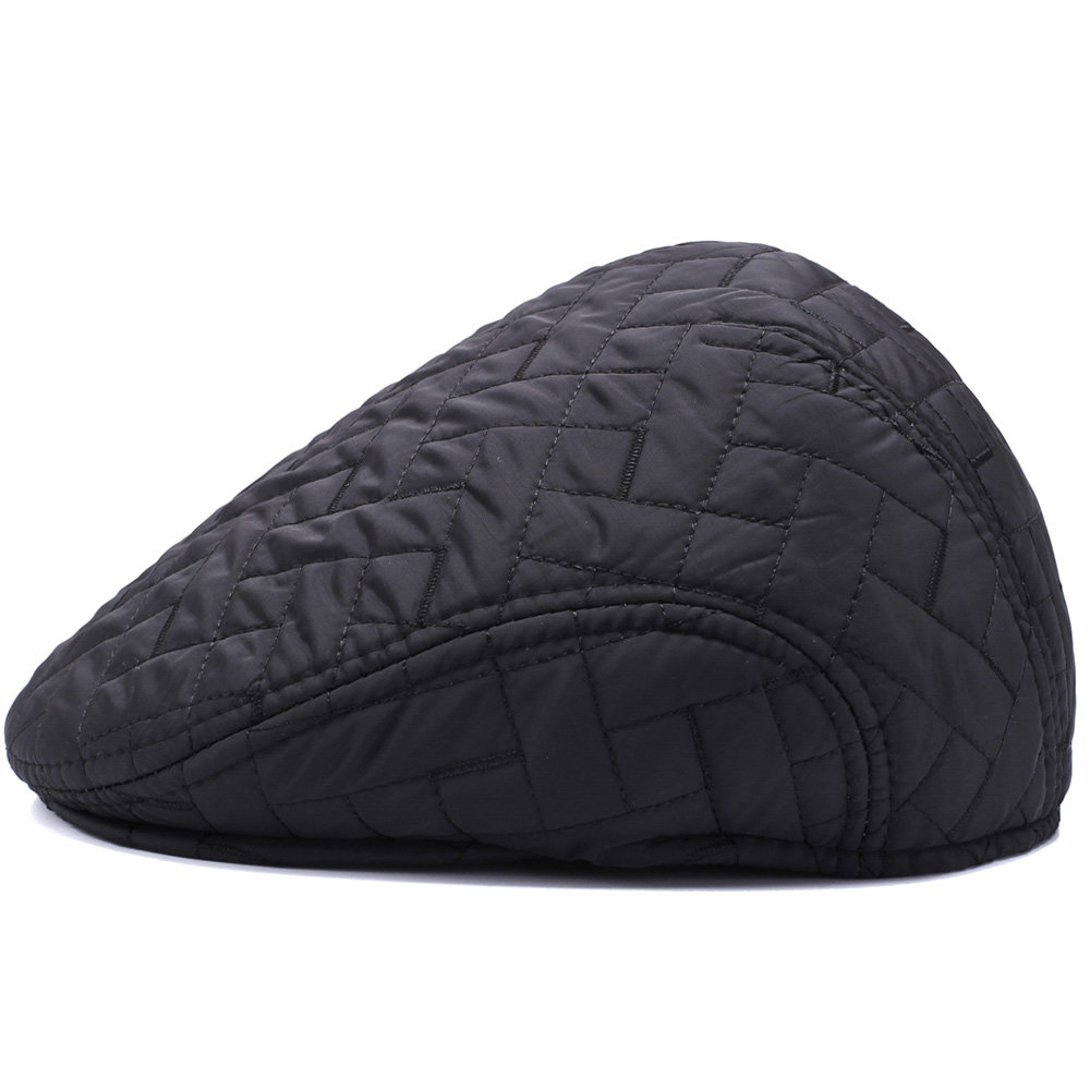 
	Men Winter Thickening Cotton Warm Protect The Ear Comfortable Vintage Beret Cap