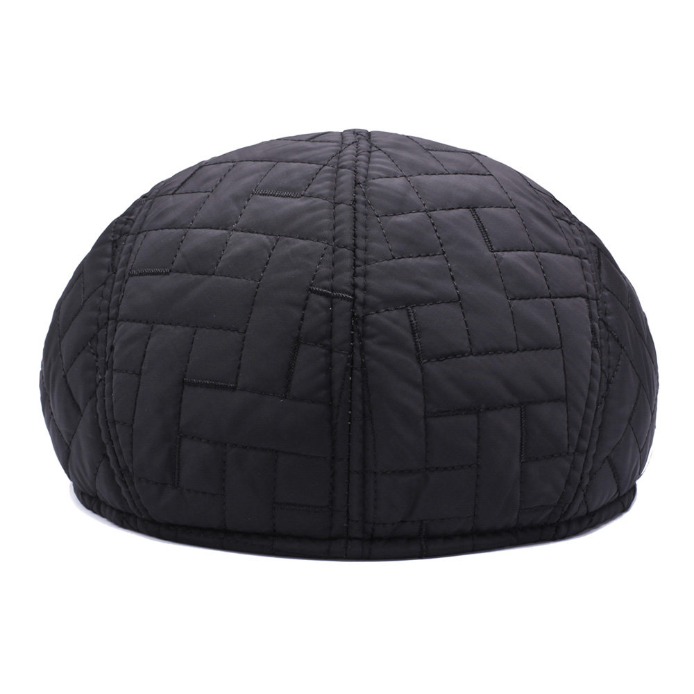 
	Men Winter Thickening Cotton Warm Protect The Ear Comfortable Vintage Beret Cap