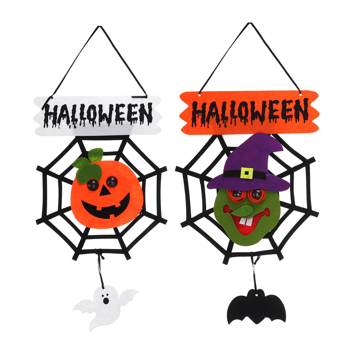 
	Halloween Hanging Sign Vivid Color Door Hanger for Home Door Shopping Malls Bar