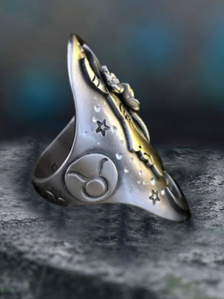 
	Vintage Shepherd Girl Rings Star Thai Silver Ring