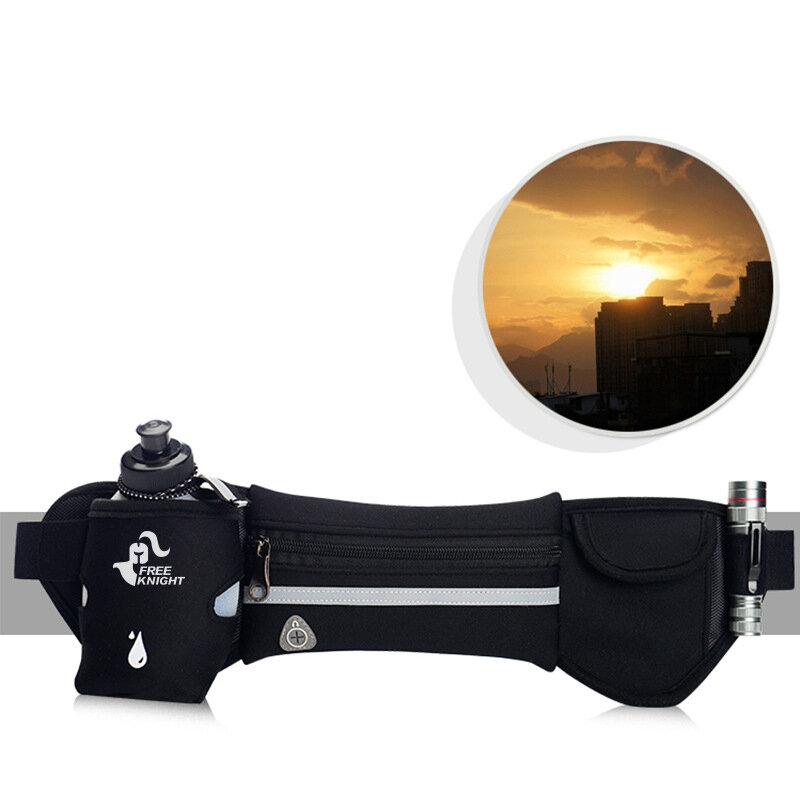 
	Free Knight Sports Reflective Waist Bag Bottle Pouch Phone Holder With Earphone Hole