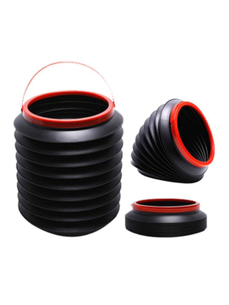 
	Car Garbage Storage Bin Retractable Portable 4l Car Storage Bag Storage Box