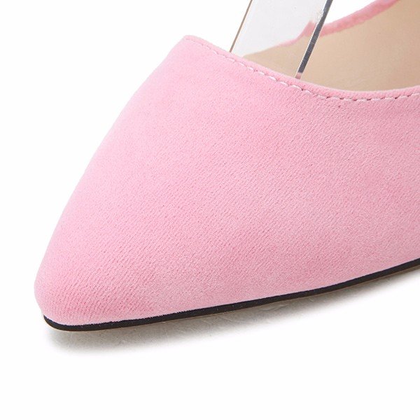 
	Sexy Butterfly Knot Removable Slim Pointed Toe High Heel Pumps