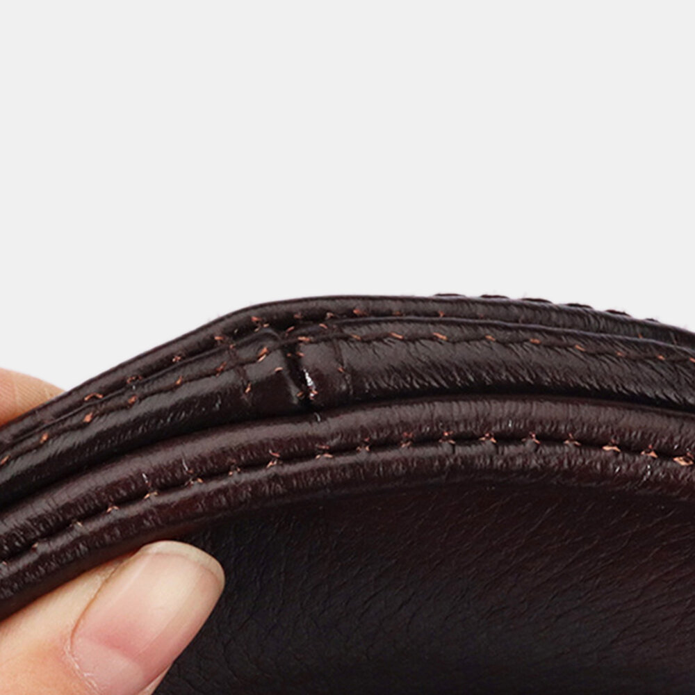 
	Men’s Genuine Leather Top Layer Cowhide Hat Spring And Autumn Single Leather Thin Single Layer Forward Cap