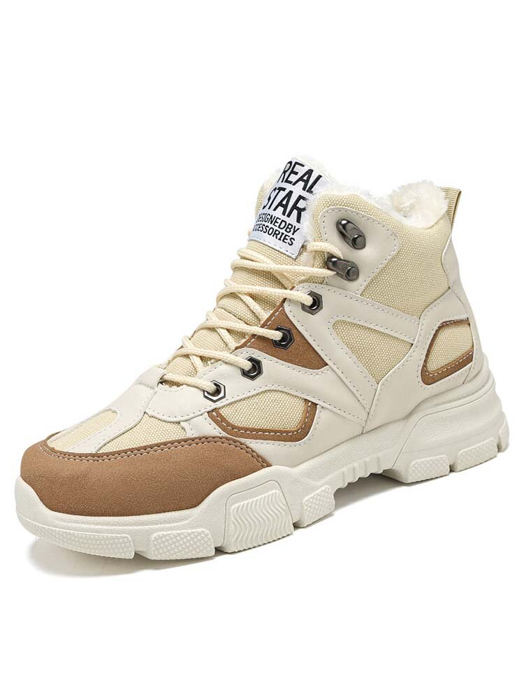 
	Men Non Slip Warm Lining Outdoor Casual Ankle Boots