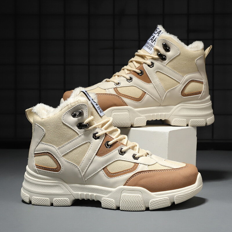 
	Men Non Slip Warm Lining Outdoor Casual Ankle Boots