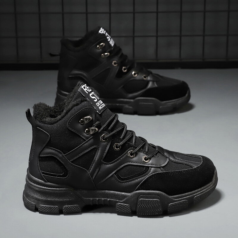 
	Men Non Slip Warm Lining Outdoor Casual Ankle Boots