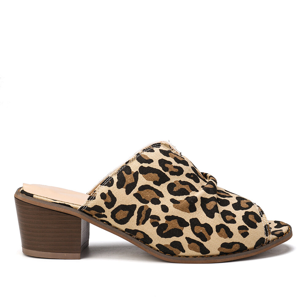 
	Women Clothes Upper Peep Toe Low Chunky Heels