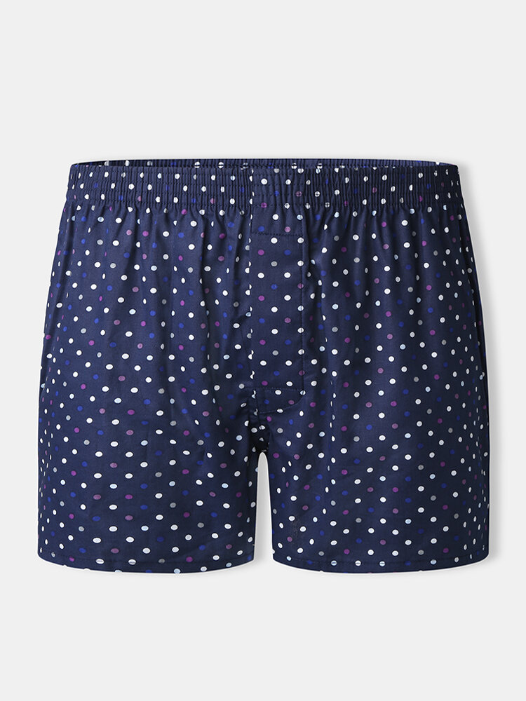 
	Cotton Comfy Polka Dot Arrow Pants Casual Home Underwear Shorts