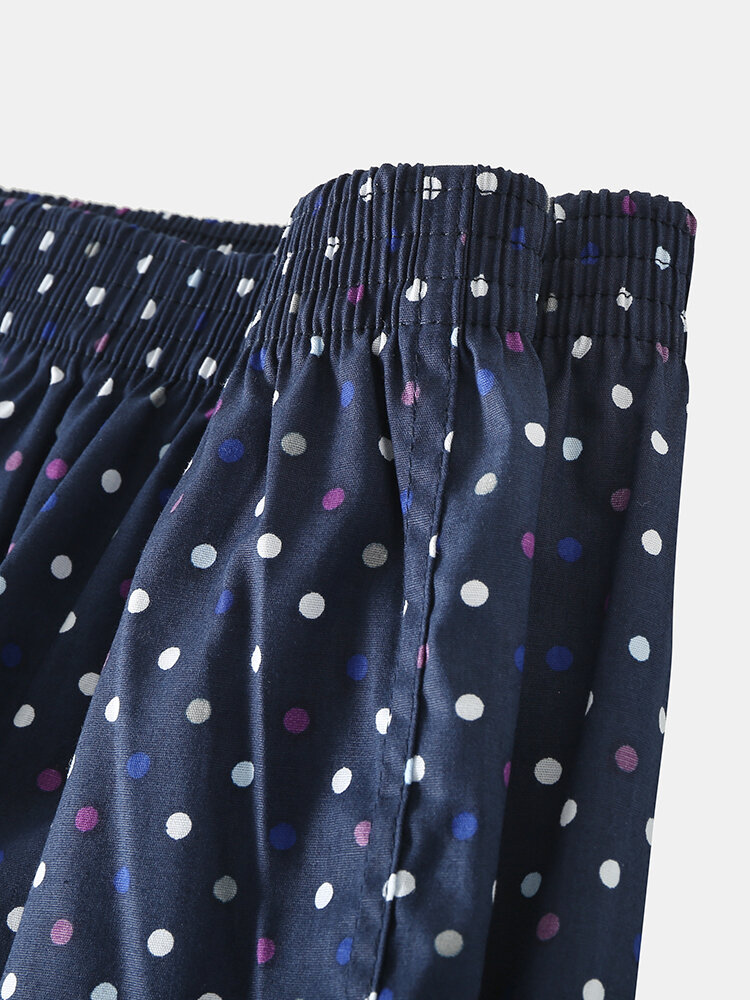 
	Cotton Comfy Polka Dot Arrow Pants Casual Home Underwear Shorts