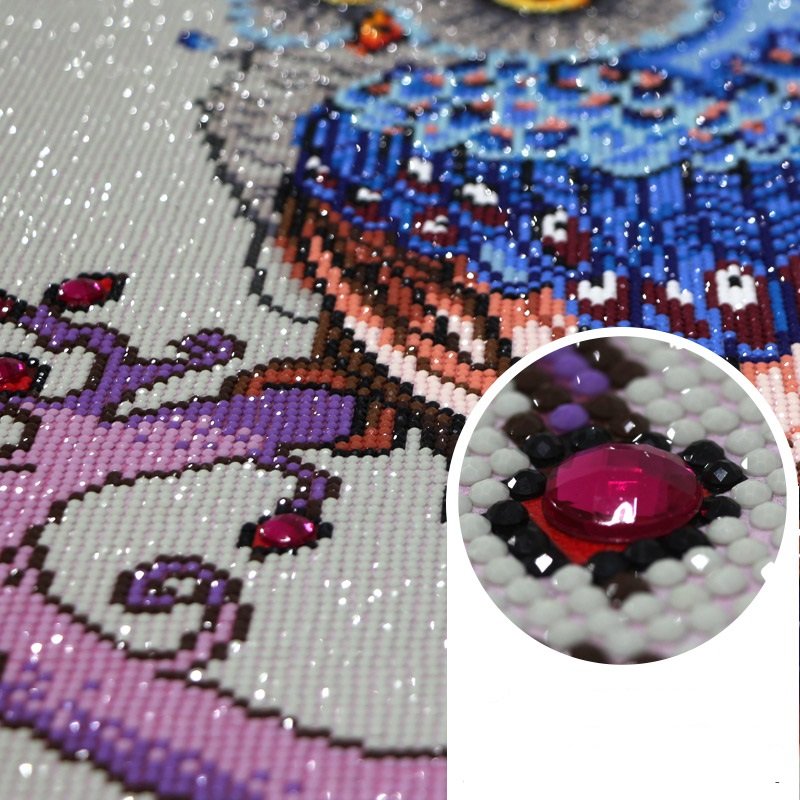 
	DIY Owl Full 5D Diamond Painting Wall Art Hanging Painting Gift Home Decor