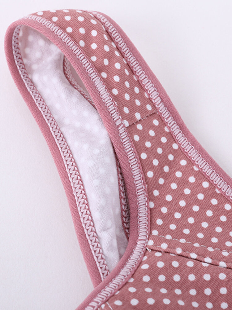 
	Cotton Wireless Front Button Seniority Young Girl Vest Comfy Bras