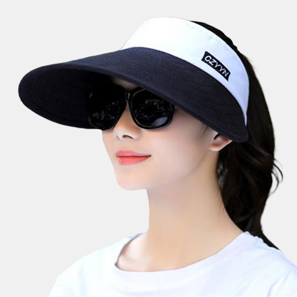 
	Women Foldable Sunshade Anti-ultraviolet Cover Empty Top Hat