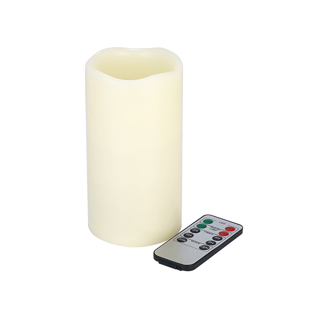 
	Battery Powered Christmas Snowflake LED Candle Light Flameless Projection Flickering Remote Control