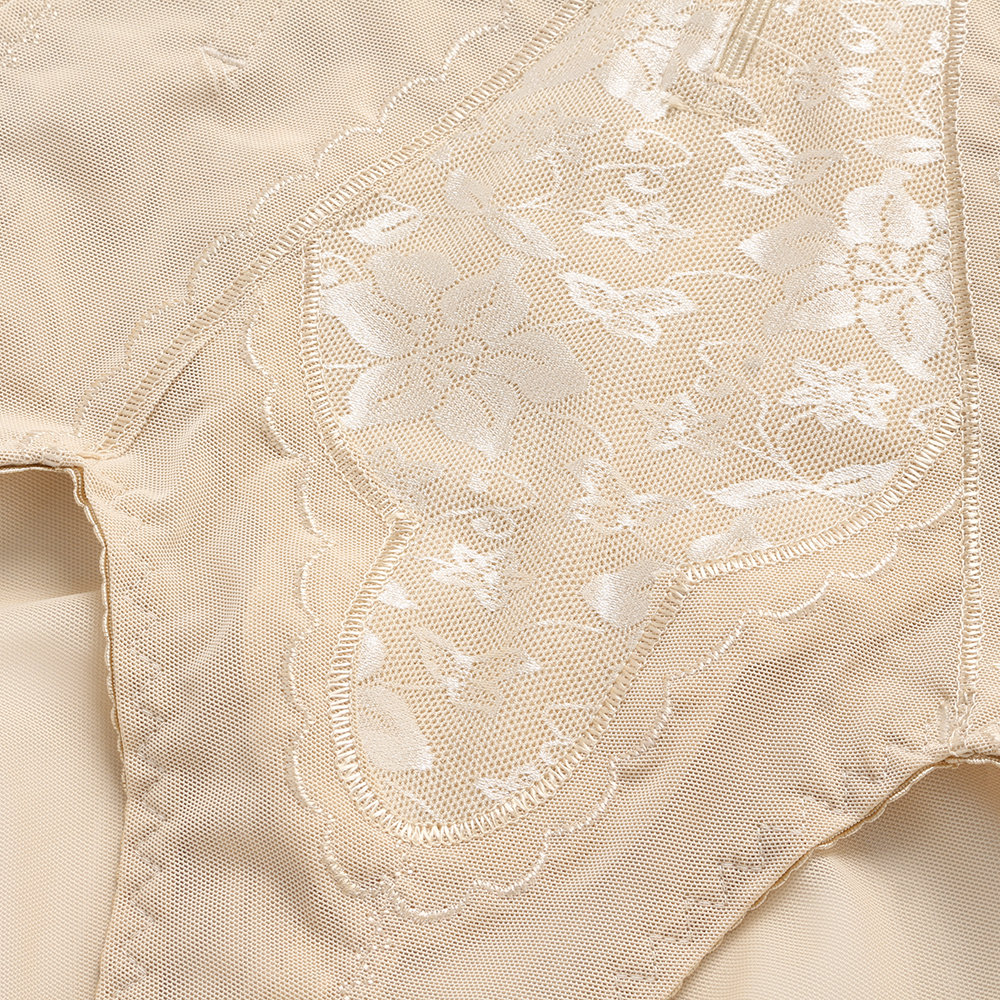 
	Plus Size Front Zipper High Waist Belly Control Shapewear