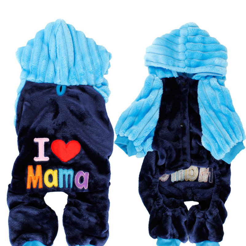 
	2 Colors Fleece Warm Pet Dog Hoody Coat Puppy Winter Clothing