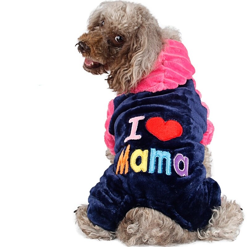 
	2 Colors Fleece Warm Pet Dog Hoody Coat Puppy Winter Clothing