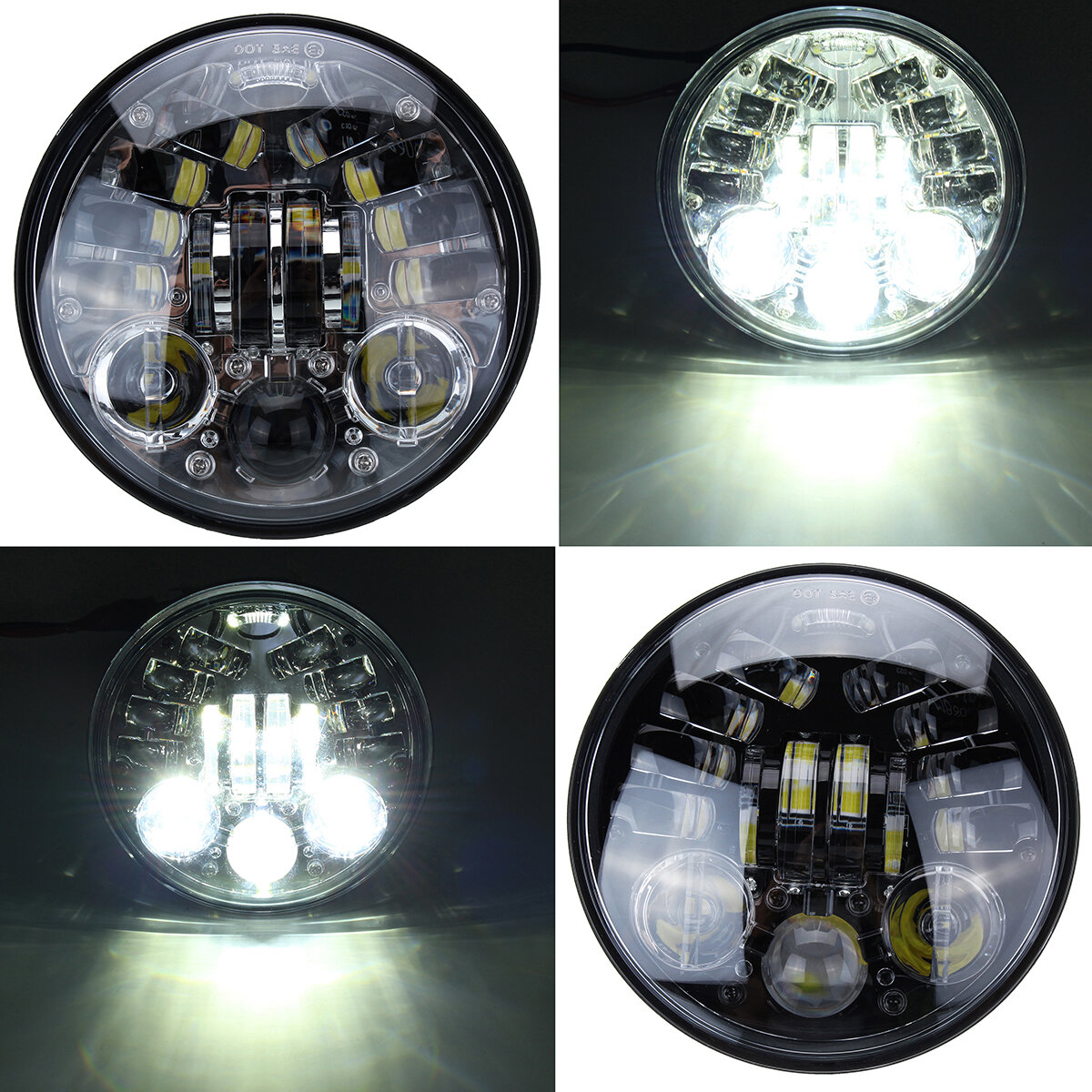 
	5.75&rdquo; 70w Led Headlight Projector For Harley Davidson Dyna Breakout Fatboy