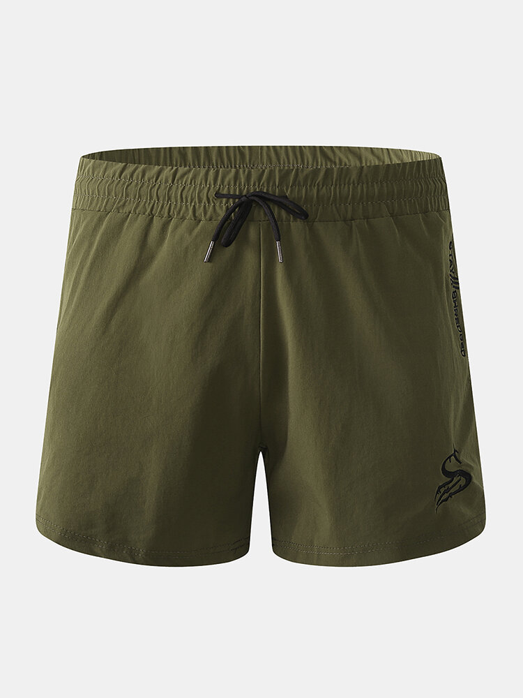 
	Mens Contrast Color Home Boxer Shorts Drawstring Athletic Shorts