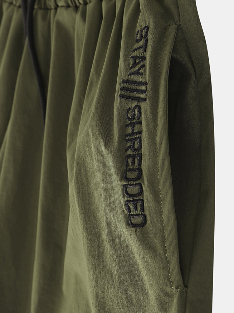 
	Mens Contrast Color Home Boxer Shorts Drawstring Athletic Shorts