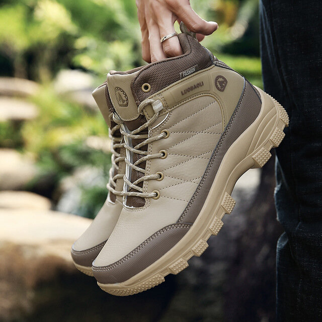 
	Men Outdoor Non Slip Waterproof Casual Hiking Boots