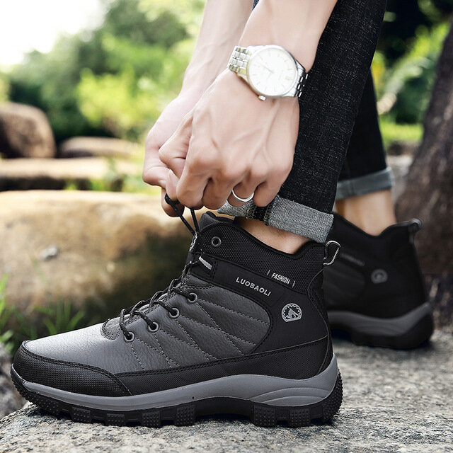 
	Men Outdoor Non Slip Waterproof Casual Hiking Boots