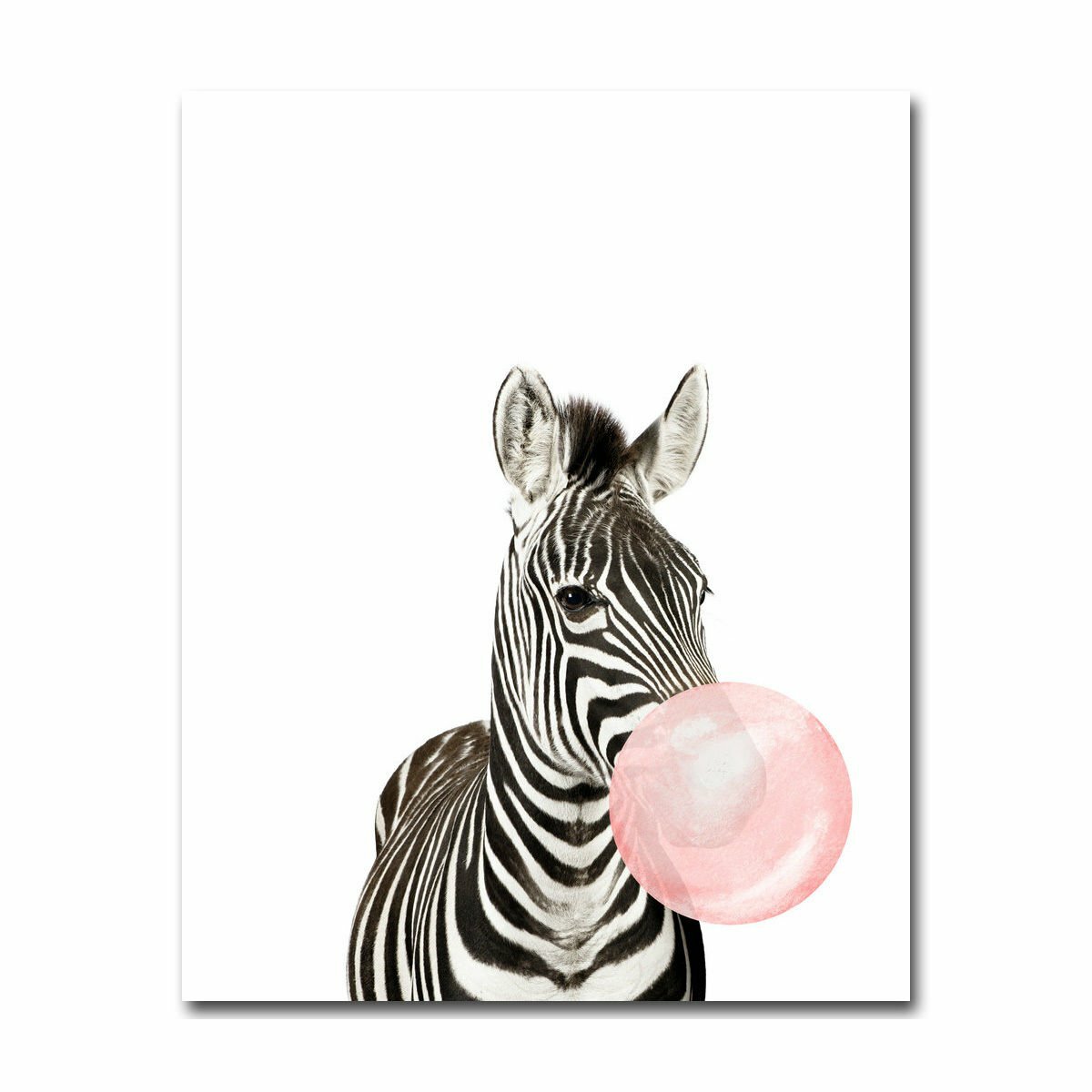 
	Aussie Style Funny Koala Bear Zebra Canvas Poster Nursery Wall Art Print Baby Room Decoration