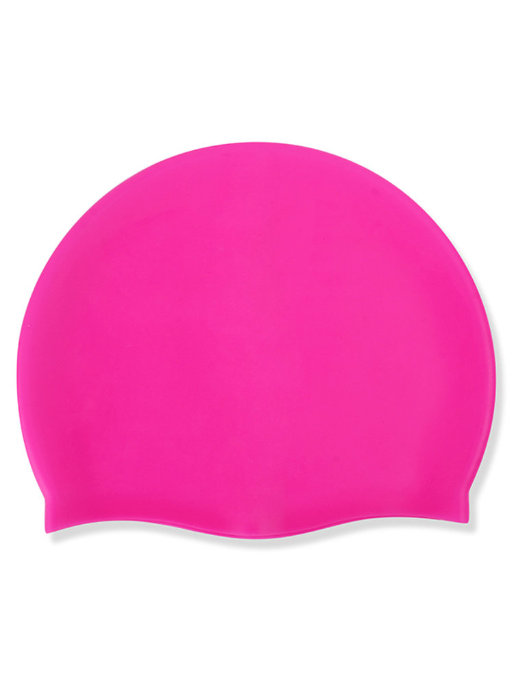 
	Silicone Waterproof Solid Color Swimming Cap For Adult