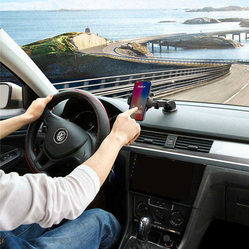 
	Strong Suction Cup Adjustable Arm 360 Degree Rotation Windshield Holder Dashboard Stand