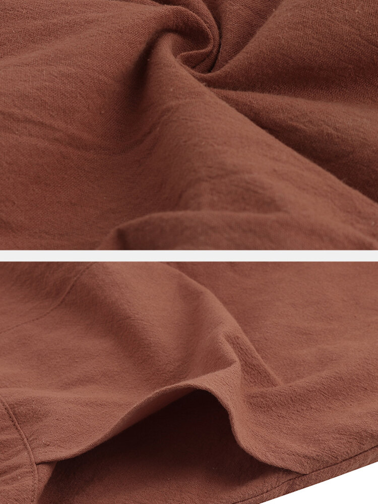 
	Waist Drawstring Pockets Straps Jumpsuit