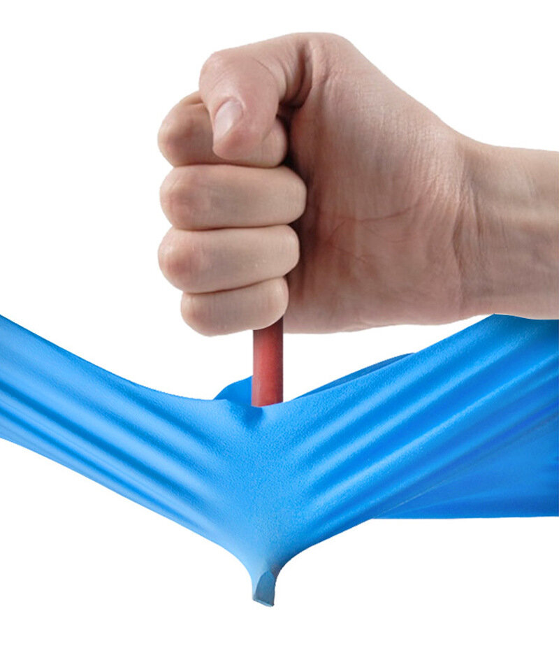 
	100 Pcs, Disposable, Powder Free, Latex Free, Non-Sterile, Rubber Gloves Dustproof
