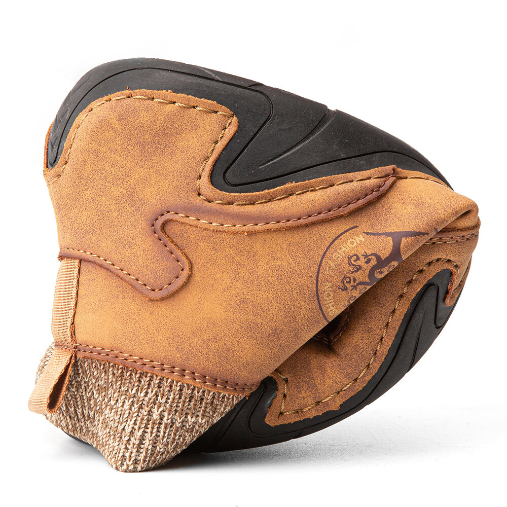 
	Menico Men Front Zipper Microfiber Leather Sock Ankle Boots